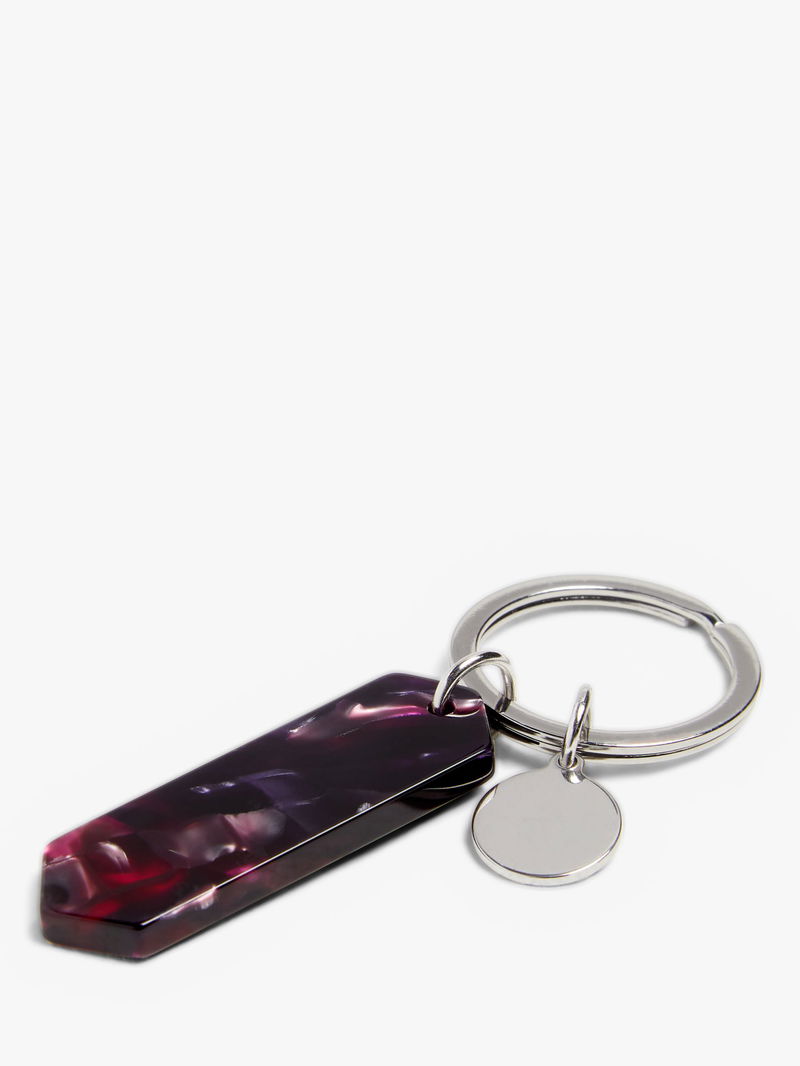 JOHN LEWIS February Amethyst Keyring endource