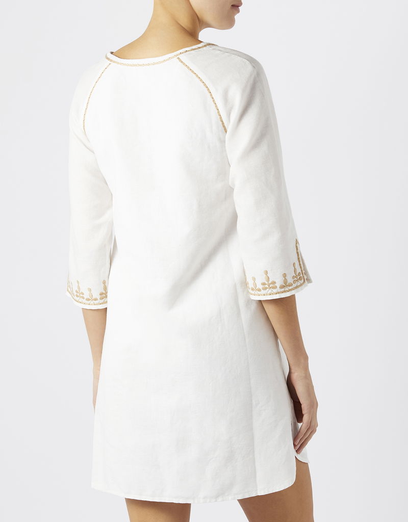 the wolf gang luna linen cotton blend dress The Luna Dress  CCI & Co