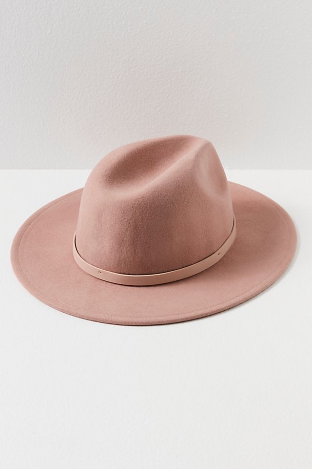 FREE PEOPLE Wythe Leather Band Felt Hat | endource display picture 3