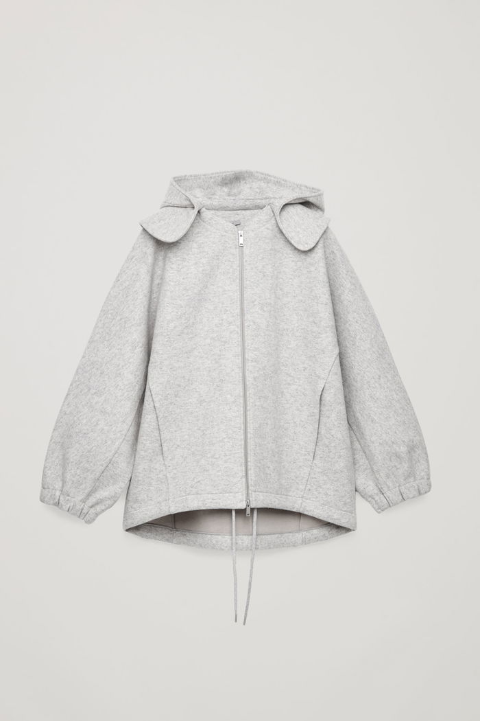 COS Detachable-Hood Wool Jacket | Endource