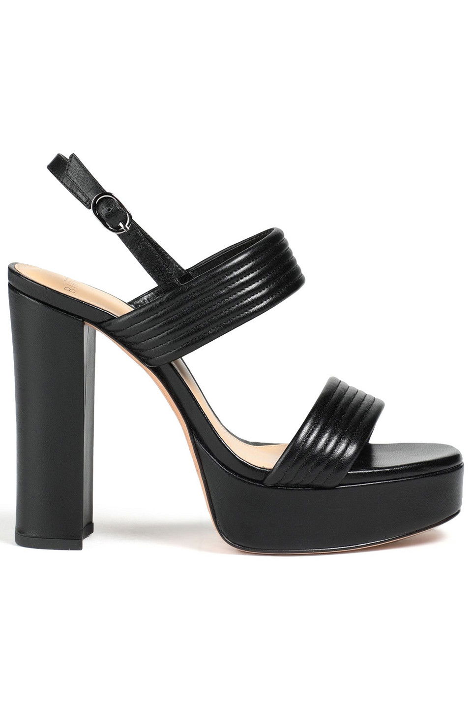 ALEXANDRE BIRMAN Veronica Quilted Leather Platform Sandals in Black ...