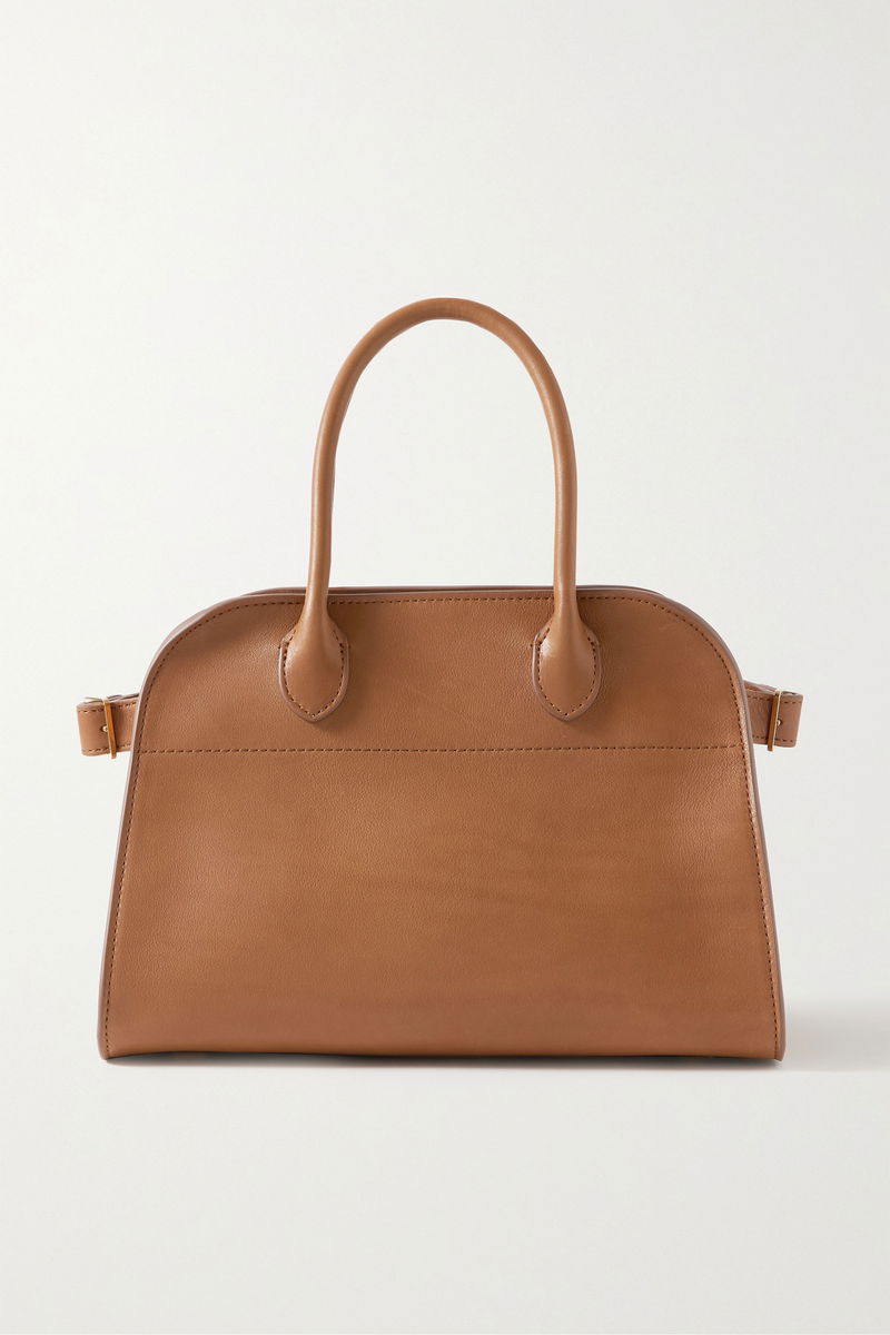 THE ROW Margaux 10 Buckled Leather Tote endource