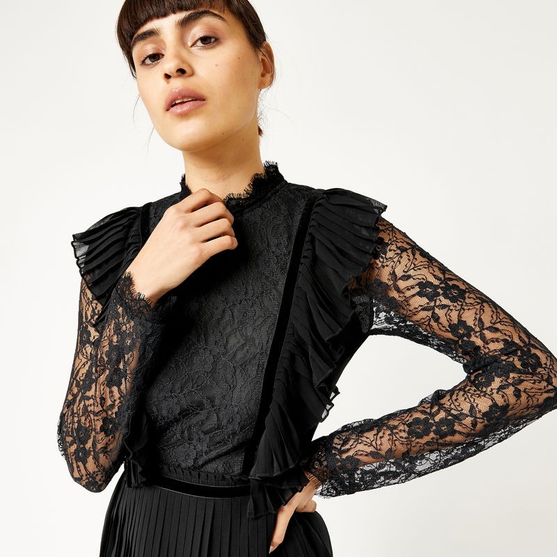 knee length dresses for ladies Vintage Victorian Style Lace Collar Dress L I Retro Fairy