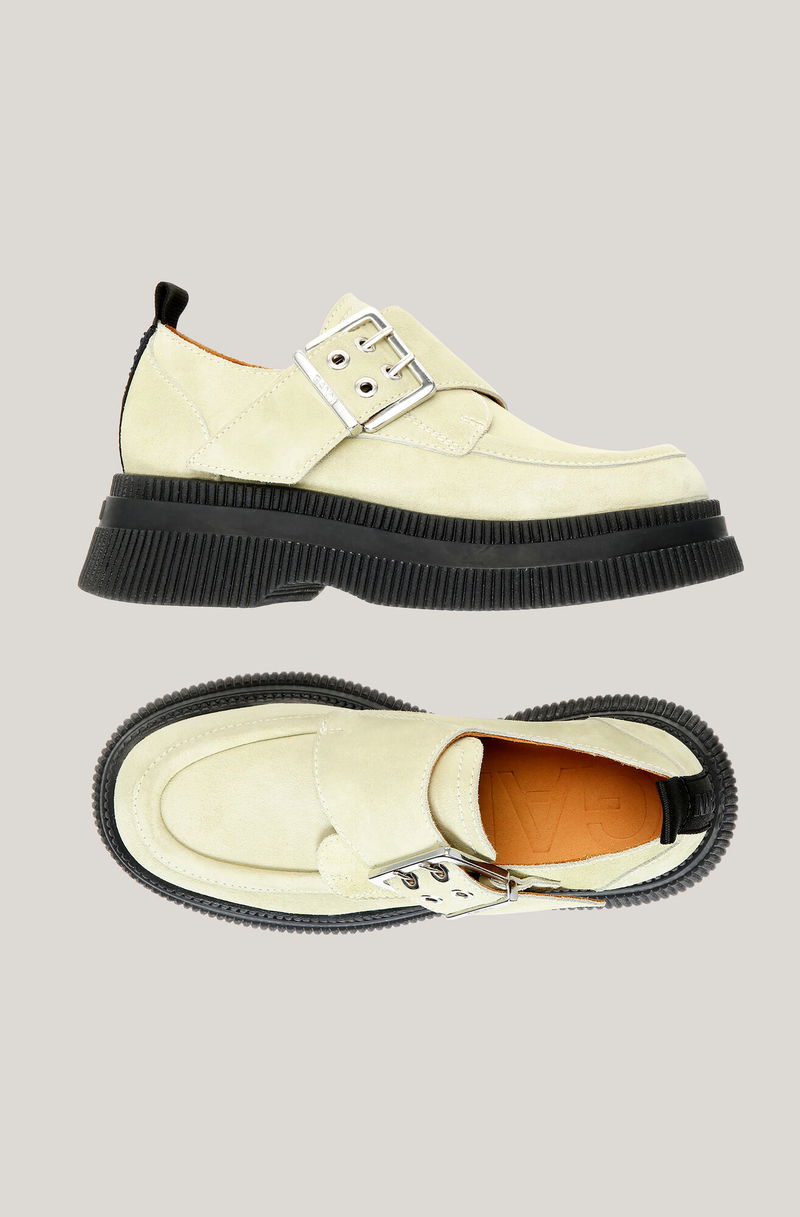 GANNI Suede Creepers Monk Starp Men´s Dressed endource
