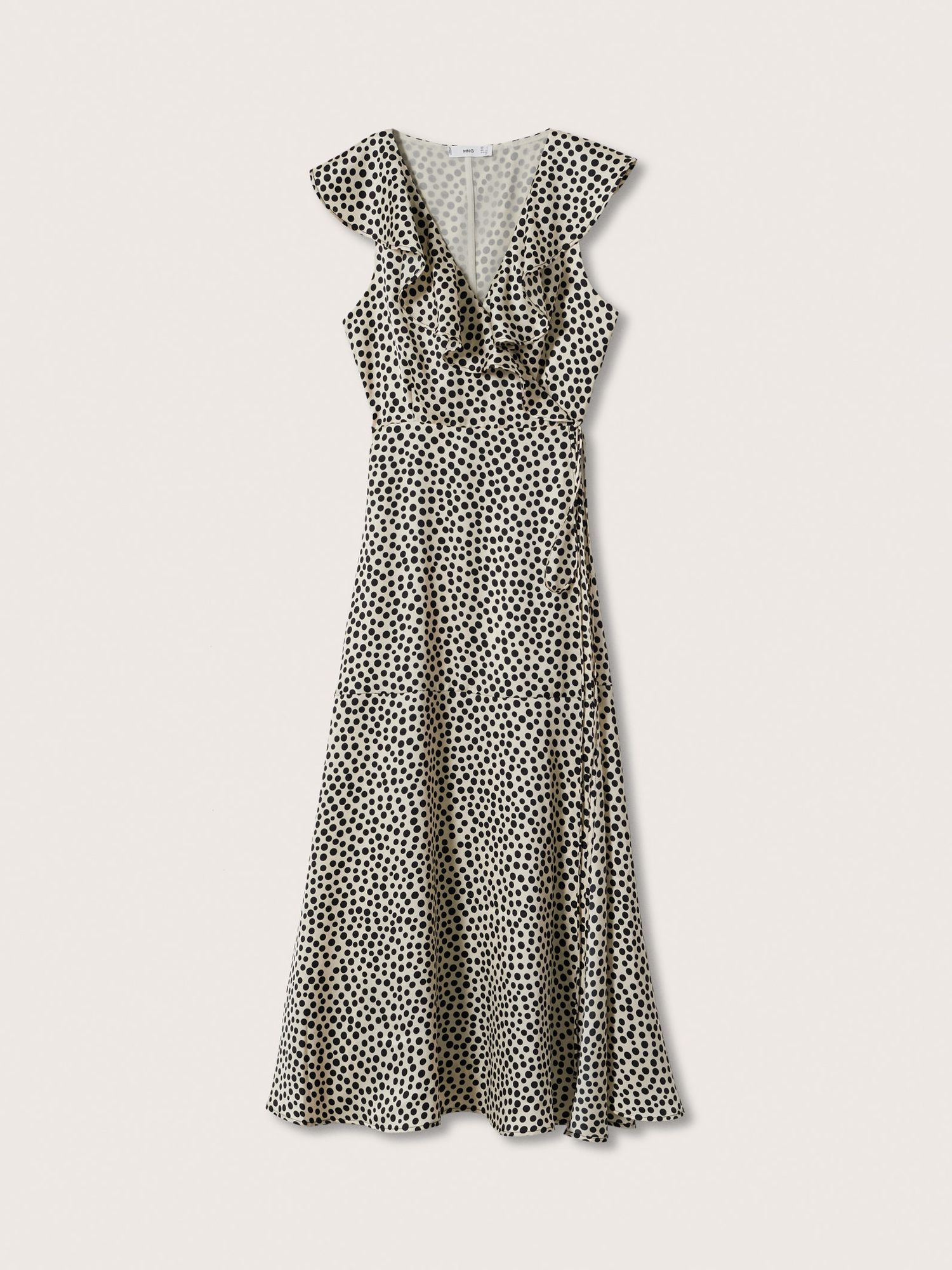 rixo brown polka dot dress