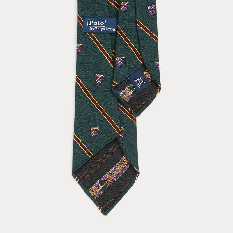 POLO RALPH LAUREN Vintage-Inspired Wool-Silk Club Tie endource