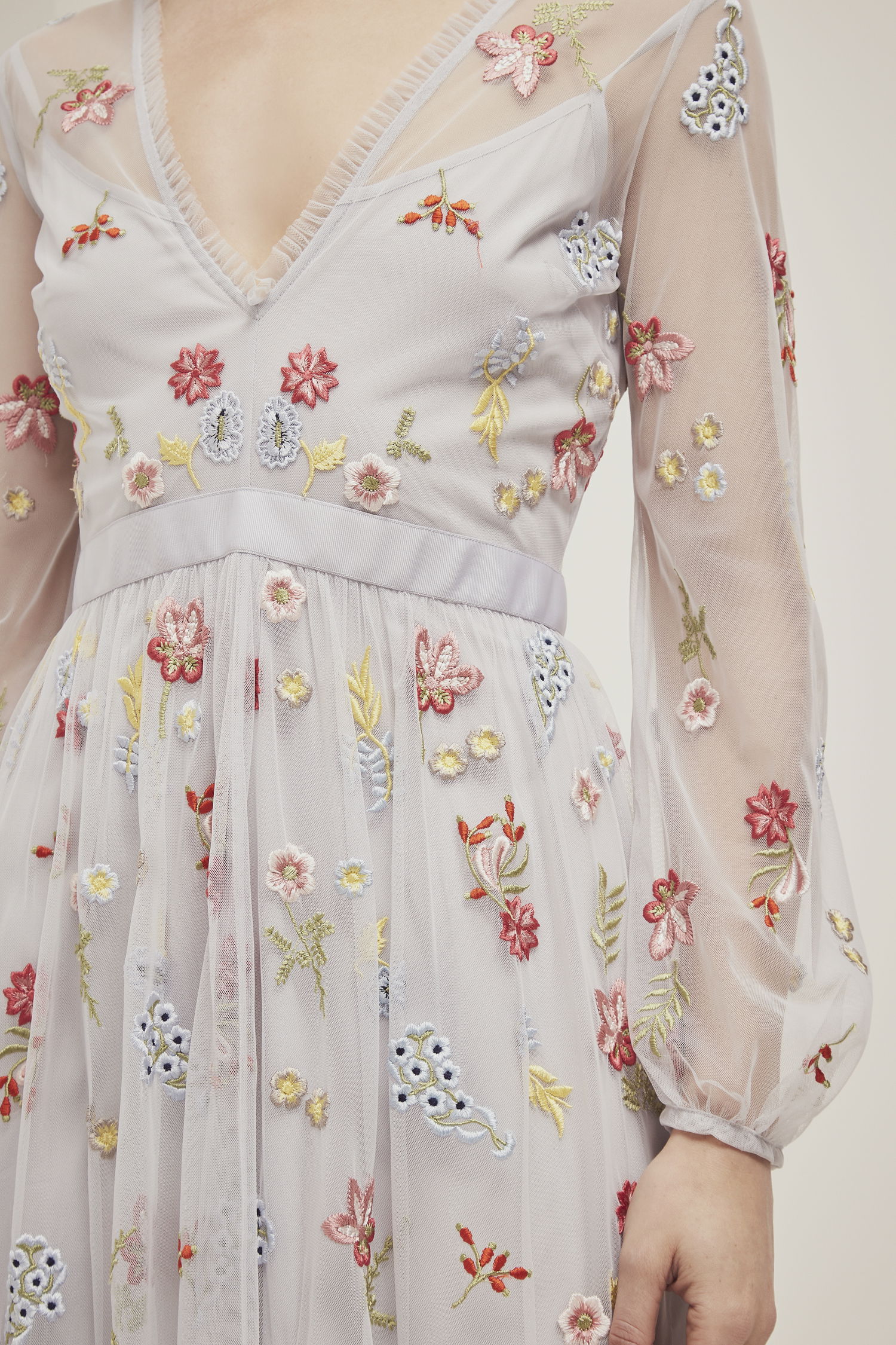FRENCH CONNECTION Christy Bloom Embroidered Dress | endource