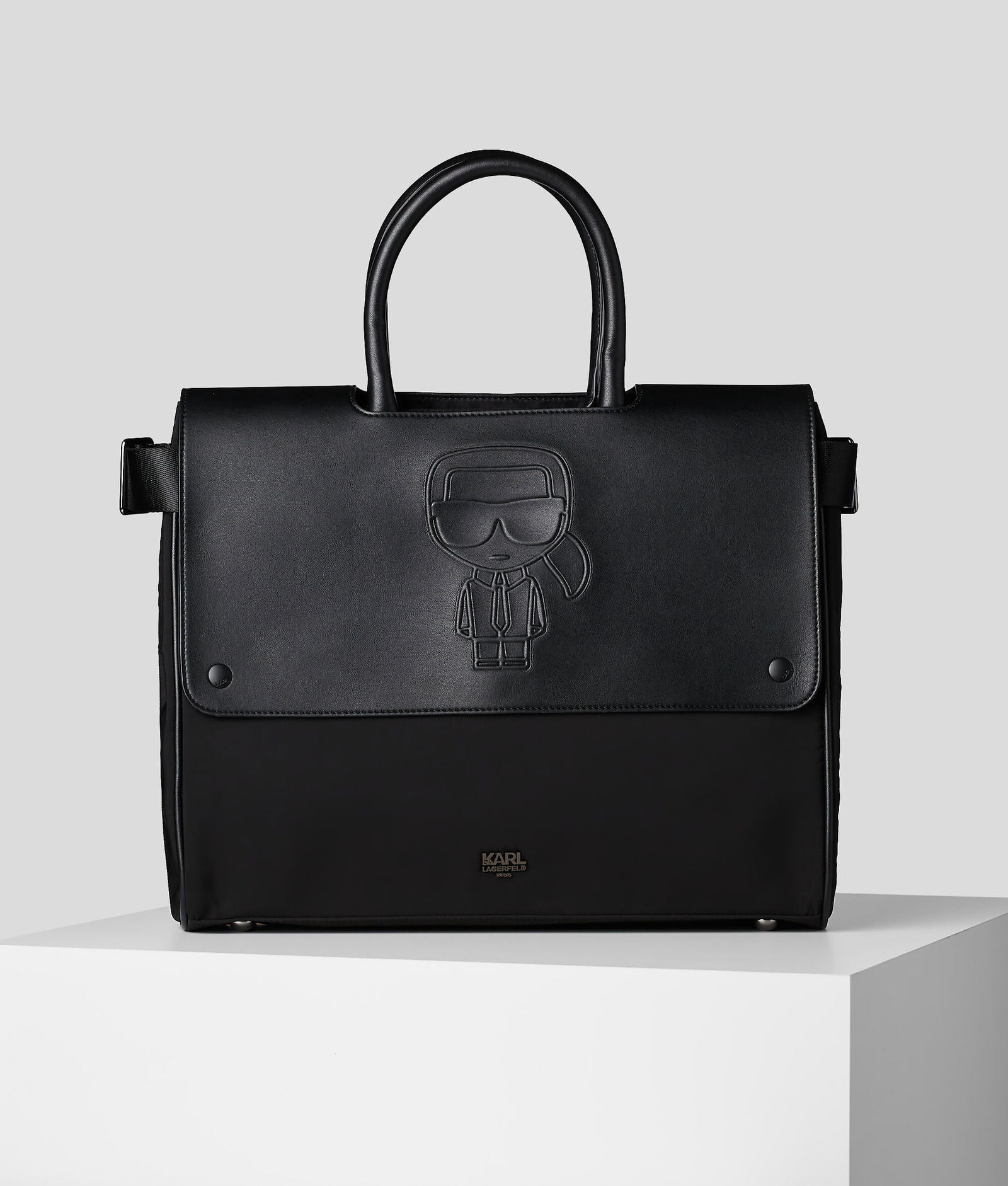KARL LAGERFELD Baby Ikon Diaper Bag in Black Endource