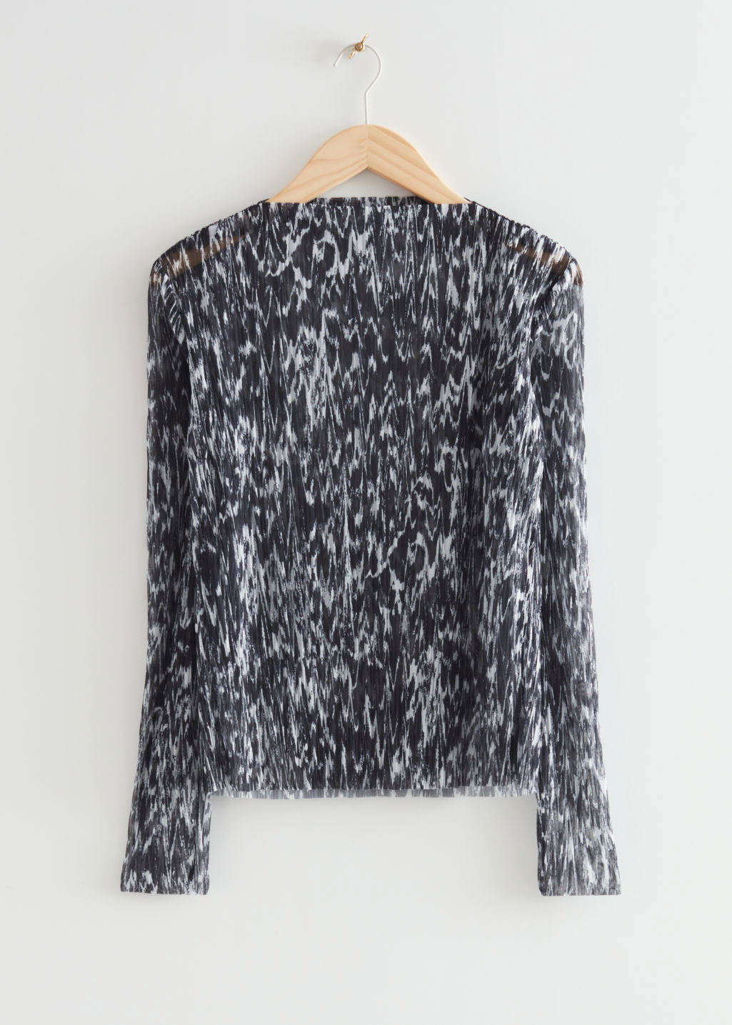 OTHER STORIES Crinkled Print Top endource