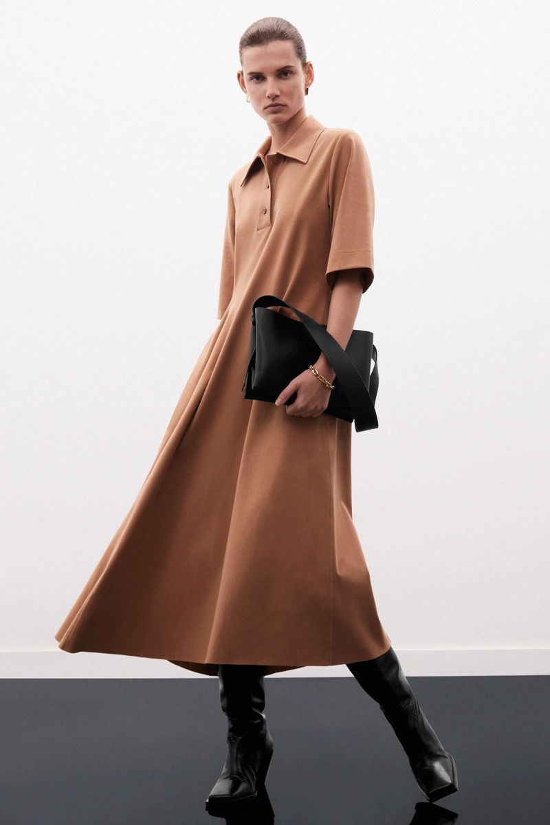 COS Asymmetric Polo Shirt Dress | endource COS Asymmetric Polo Shirt Dress | endource