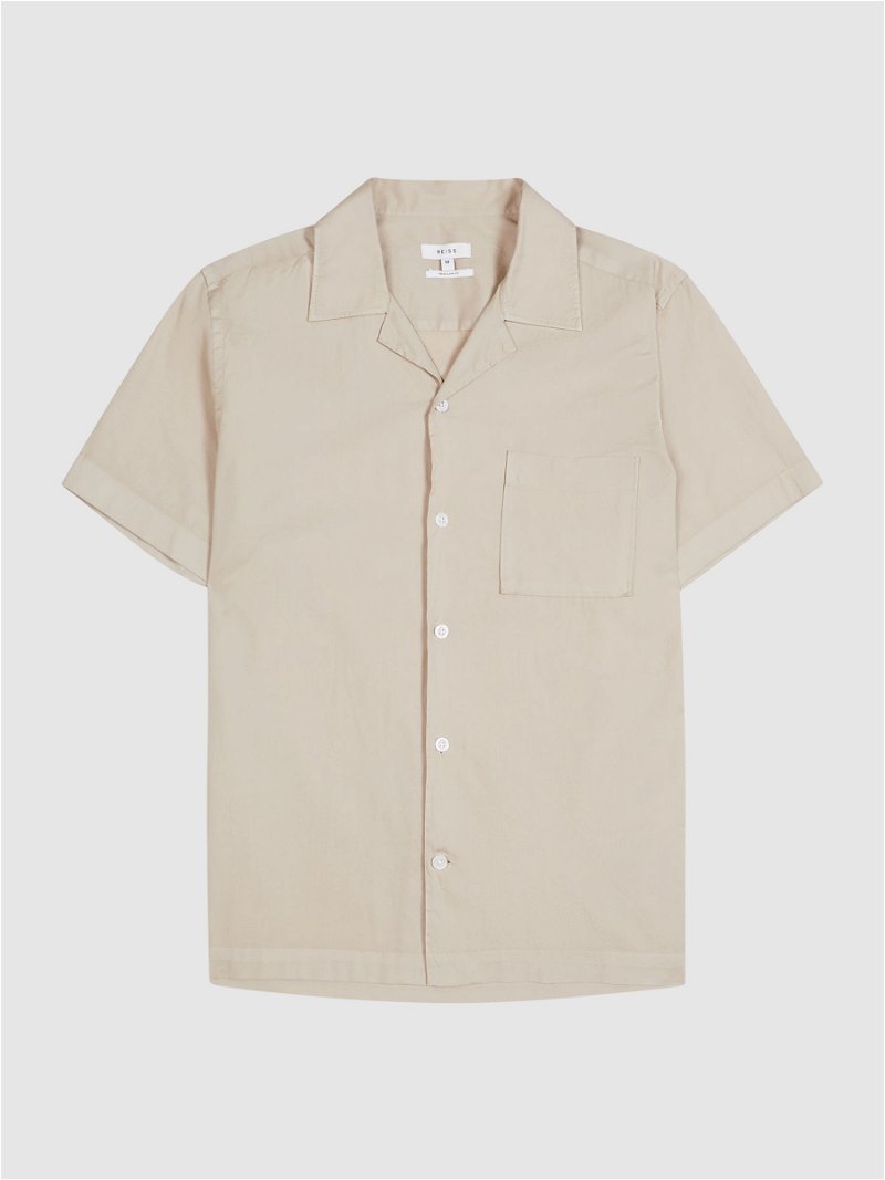 REISS Arnold Cuban Collar Shirt | Endource