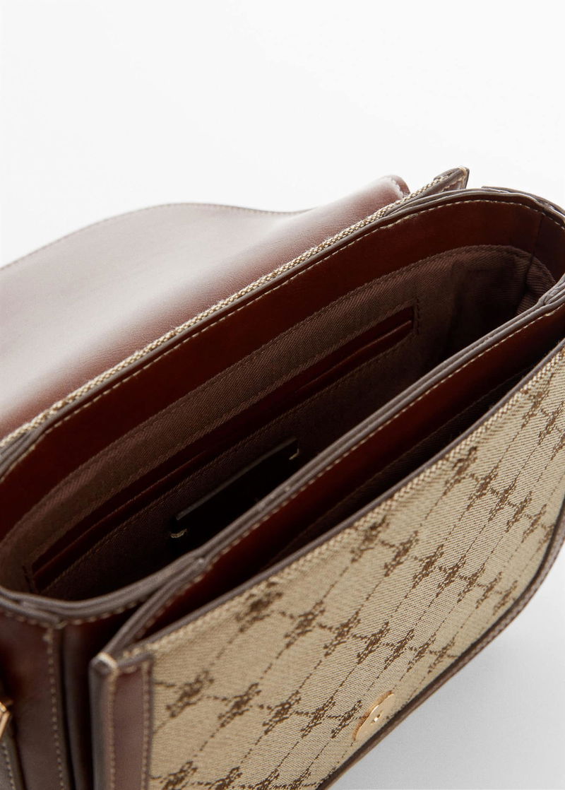 Mango Buckle Detail Cross Body Bag, Brown, Brown at John Lewis