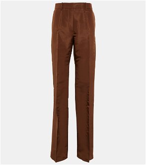 Scotch and Soda Trousers High-Rise Ankle-Length Pants With Tie At