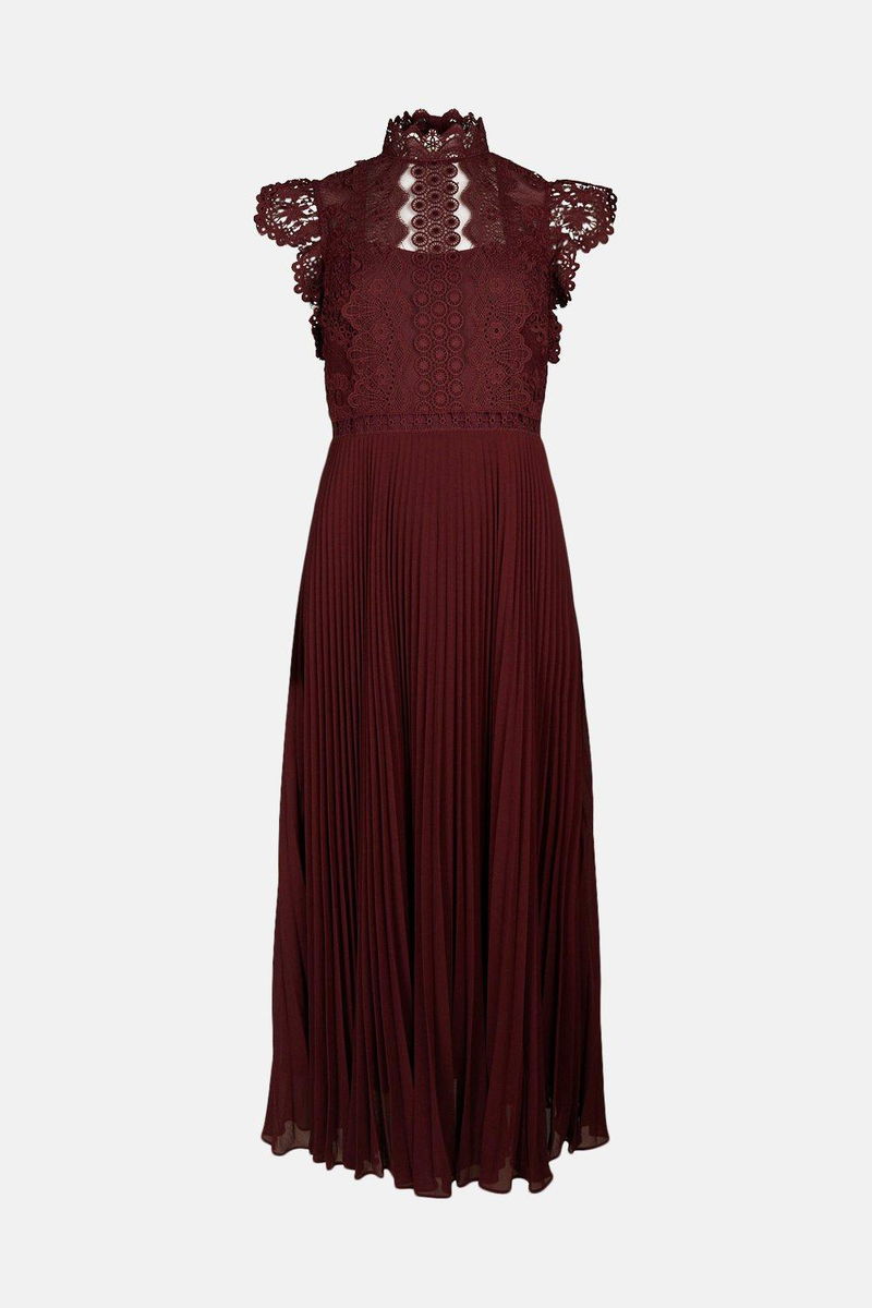 floral lace shirt dress Black Lace Midi Shirt Dress Mermaid Skirt ERBA main image 0