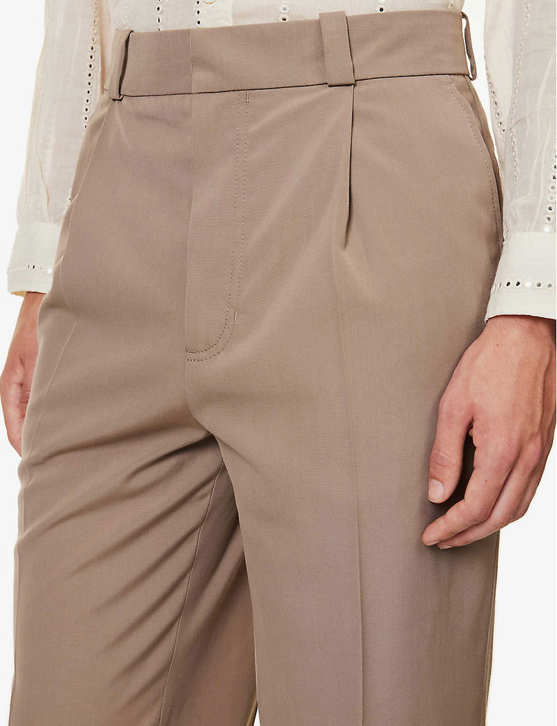 PORTER Creamy White Pleated Pants – Porter Vintage