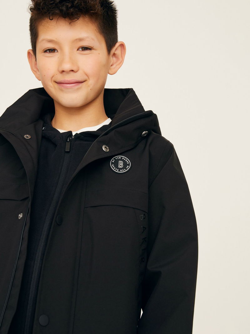 TED BAKER Logo Waterproof Hooded Jacket endource