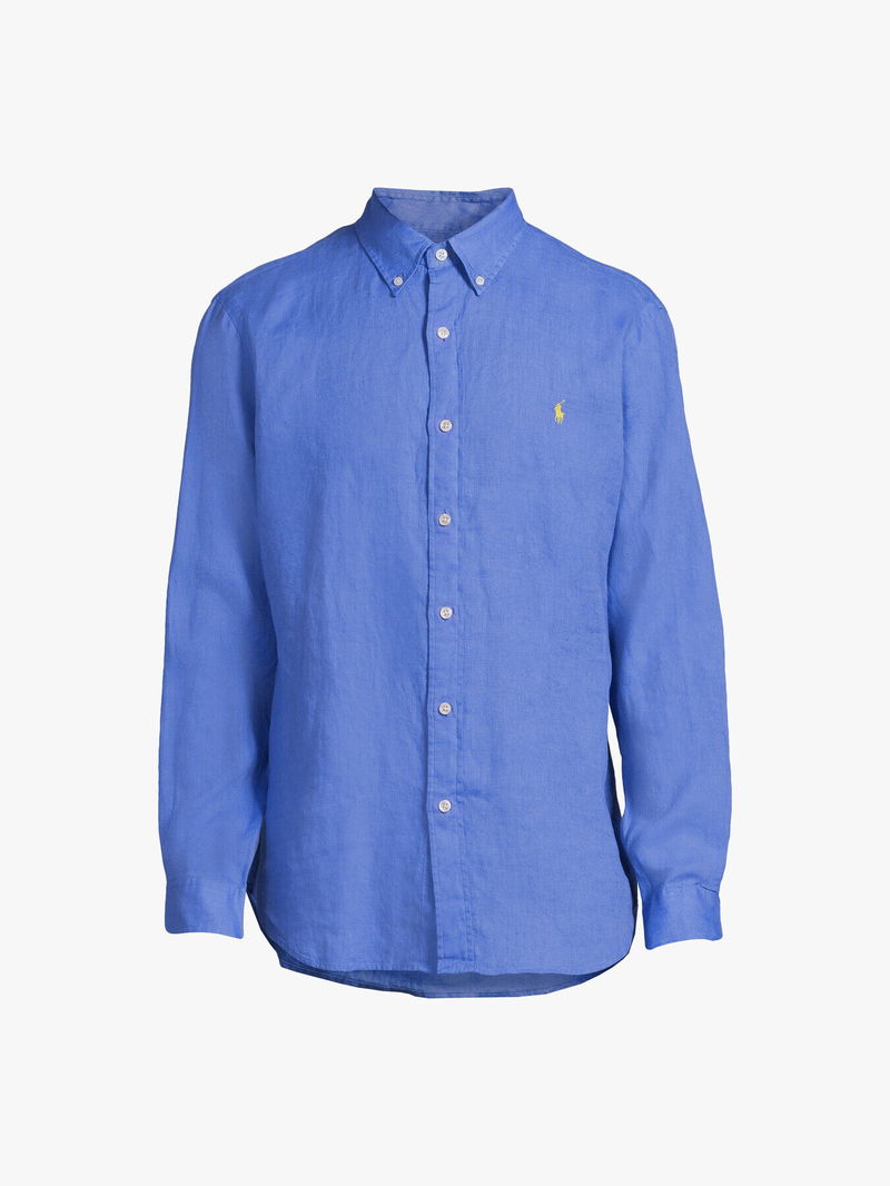 POLO RALPH LAUREN Linen Shirt In Harbor Island Blue Endource polo-ralph-lauren-linen-shirt-in-harbor-island-blue-endource