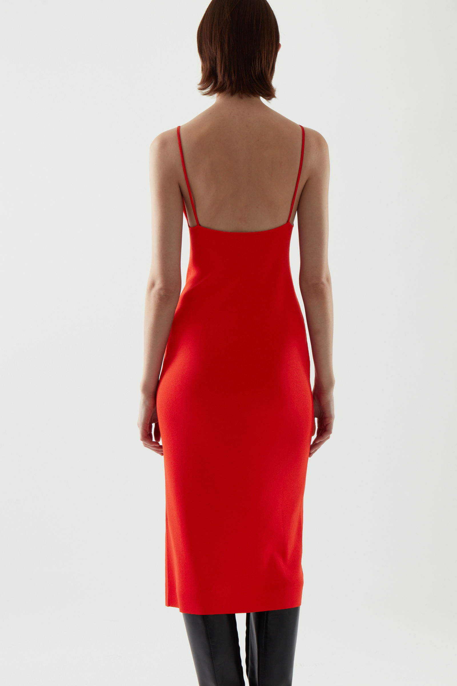 COS Backless Knitted Slip Dress | endource