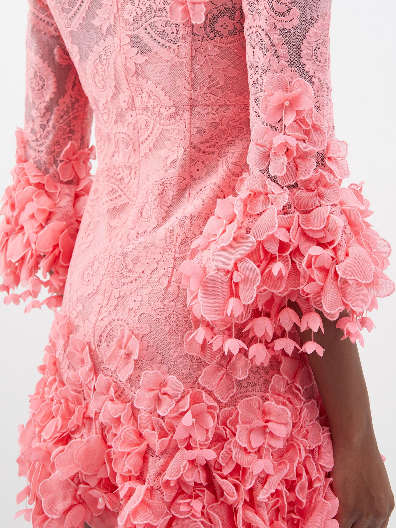 ZIMMERMANN High Tide Paisley-Lace Cotton-Blend Mini Dress | endource