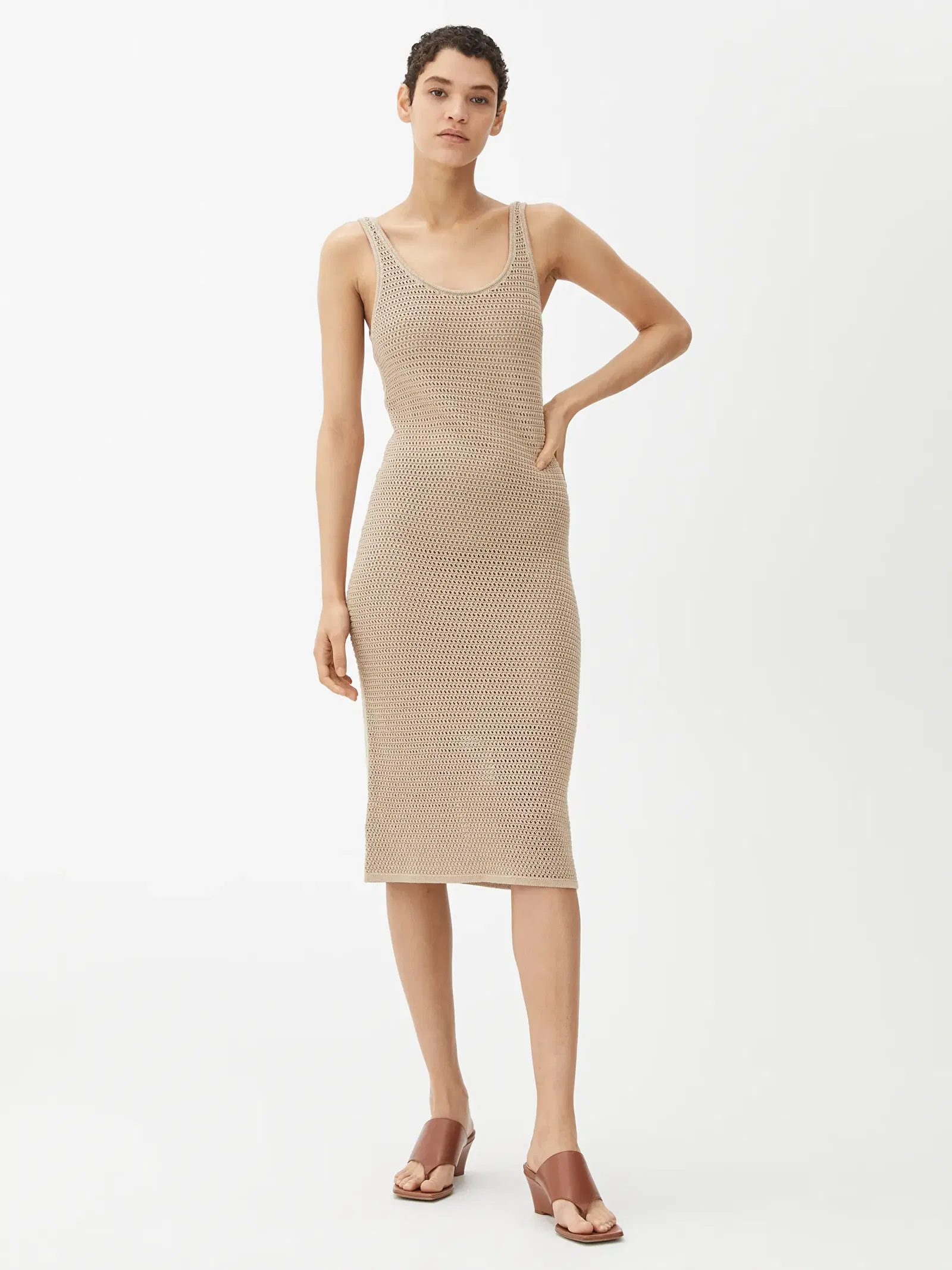 46% off ARKET Crochet Strap Dress