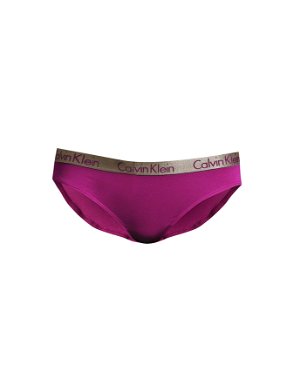 Calvin Klein Women's Radiant Cotton Bikini Panty, Purple Aurora, X