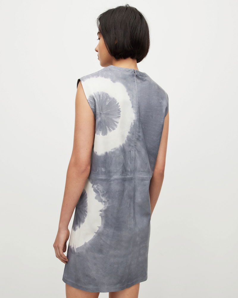 ALLSAINTS Mika Leather Tie Dye Mini Dress | endource