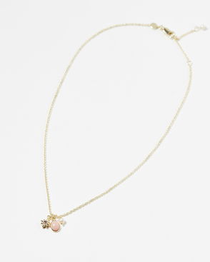 Auden White Pearl & Gold Plated Drop Pendant Necklace