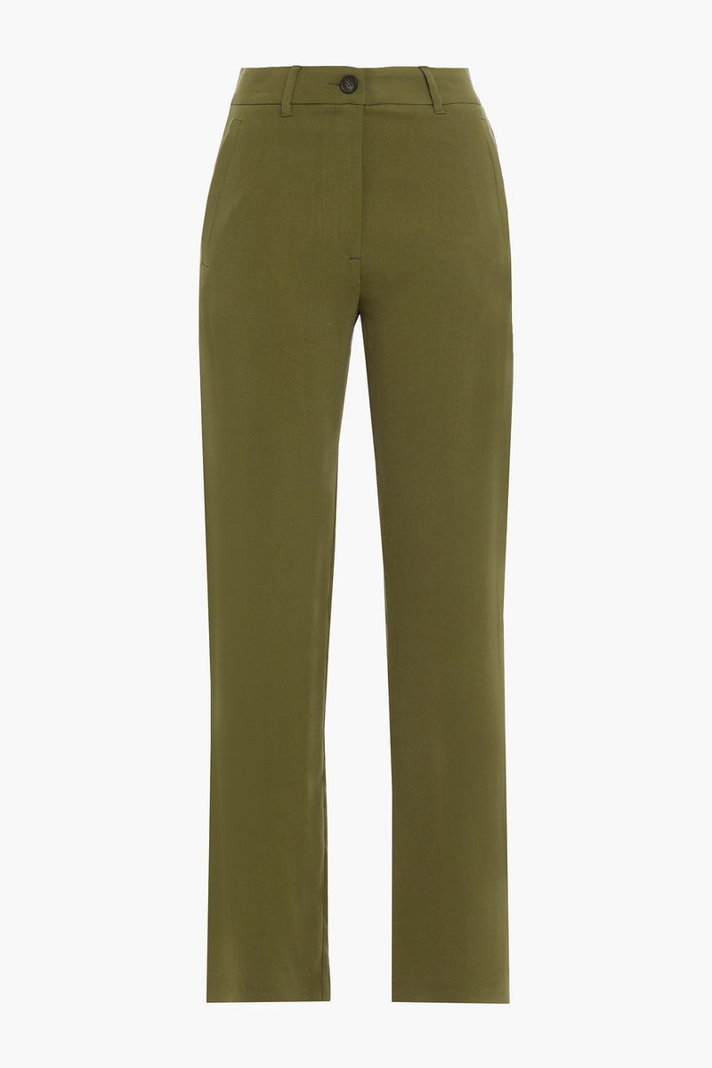 Takaroa wide-leg twill pants