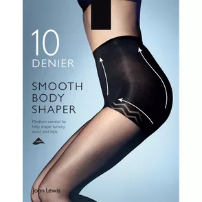 JOHN LEWIS 10 Denier Tights, XXL, Pack of 2