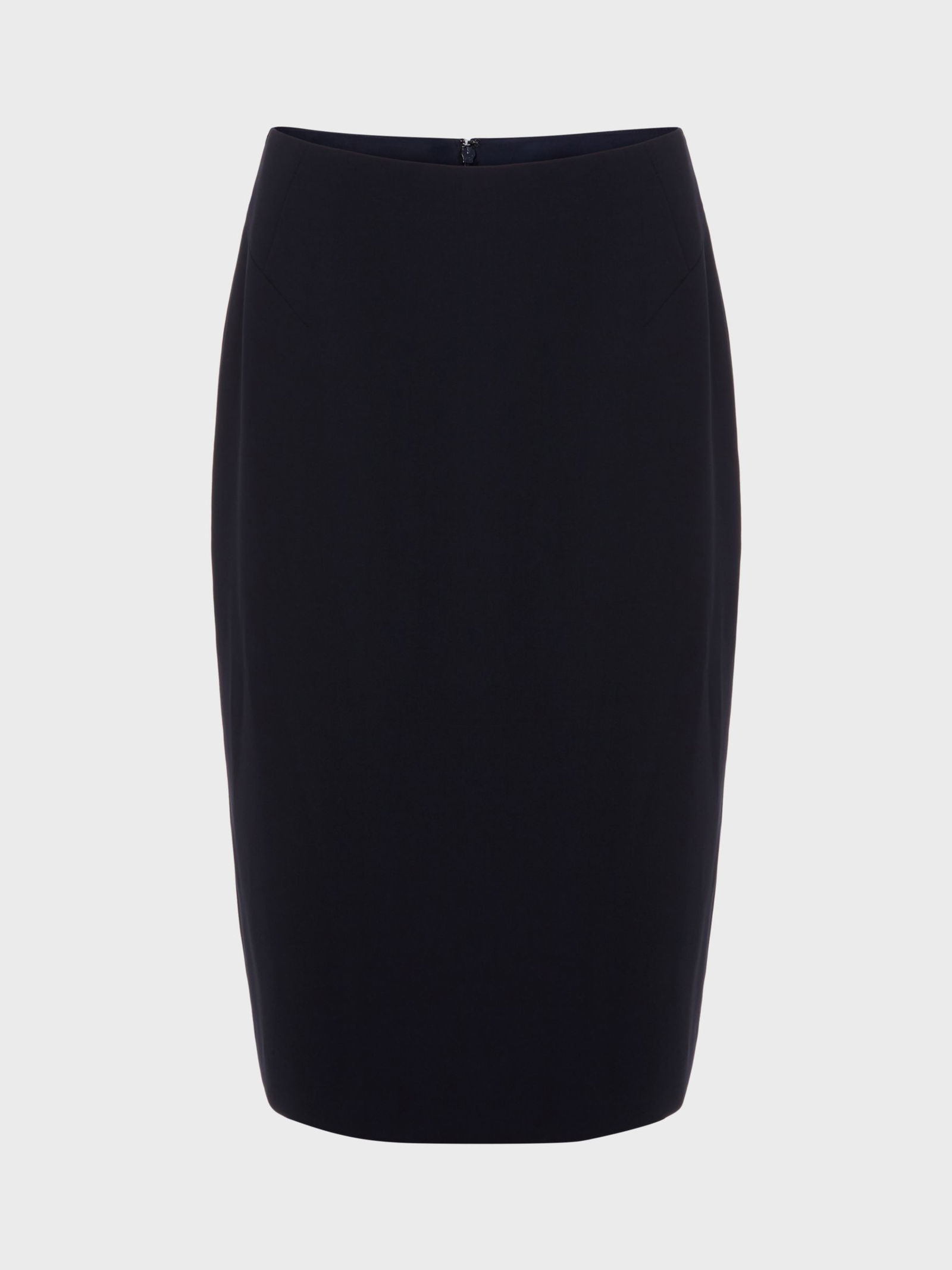 HOBBS Stevie Plain Pencil Skirt in Navy | endource