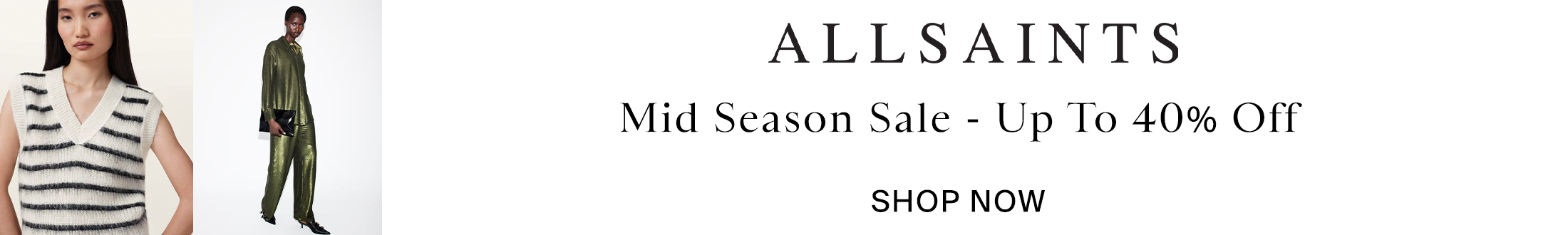 AllSaints Promotional Banner