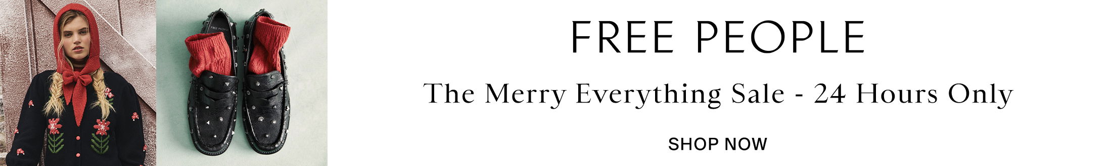 Free People Promotional Banner