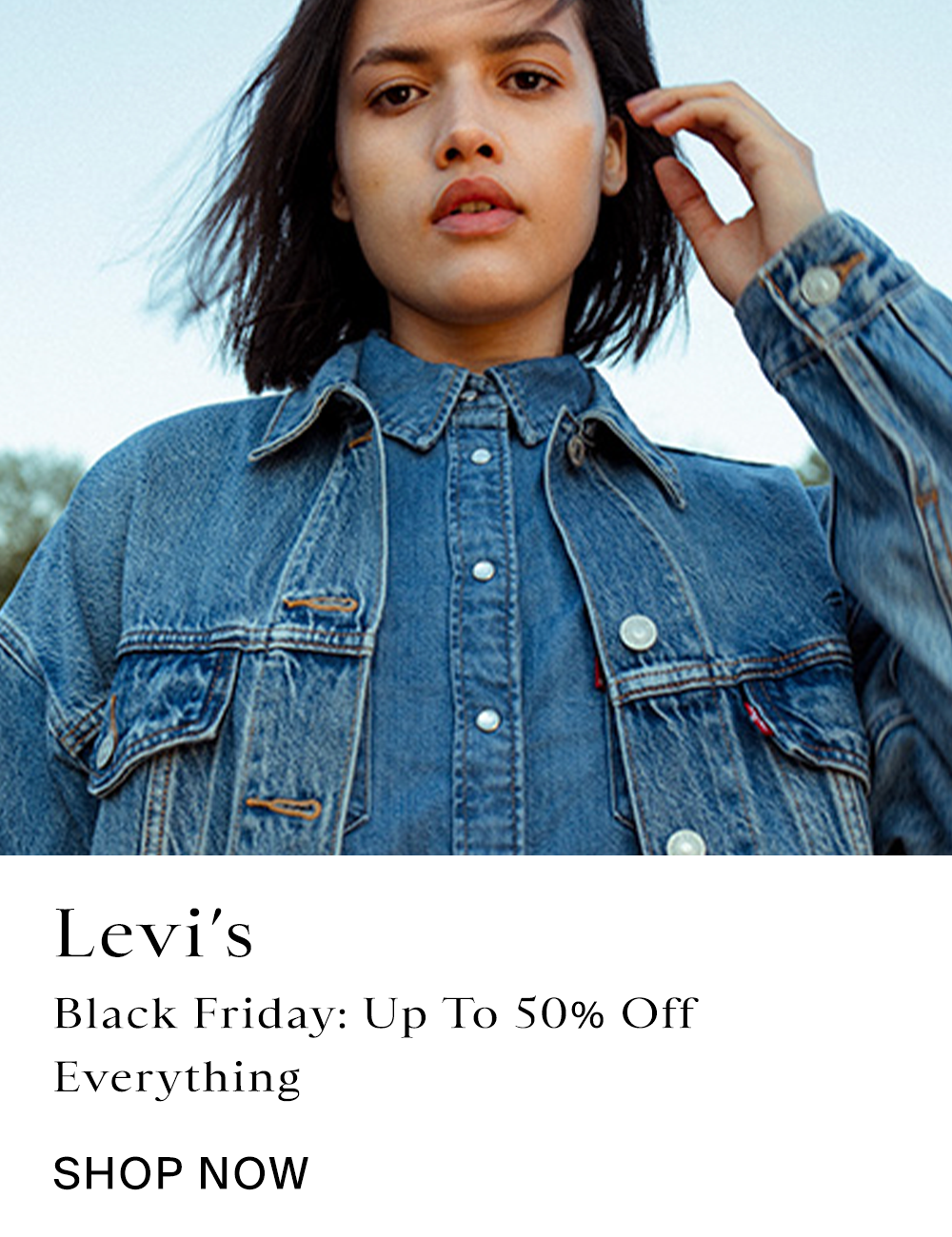 Levi's Promotional Banner