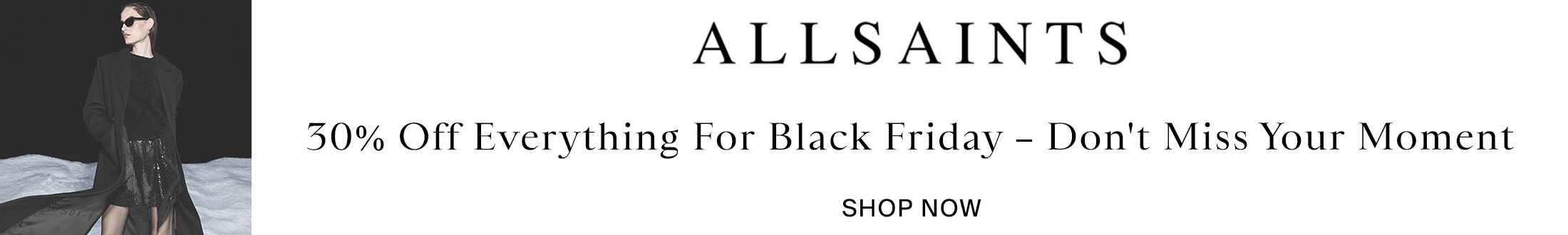 AllSaints Promotional Banner