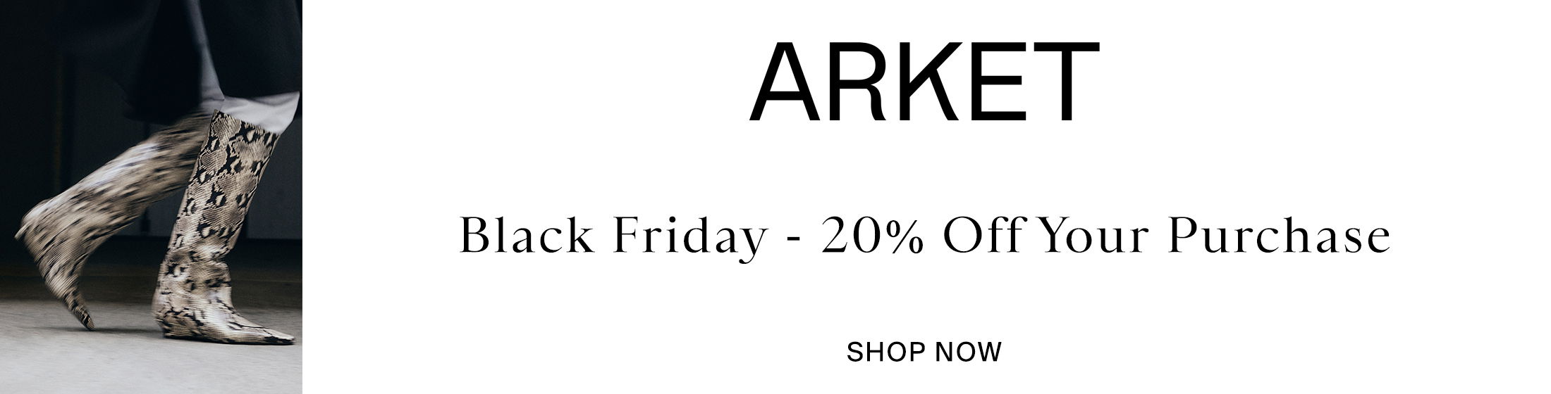 Arket Promotional Banner