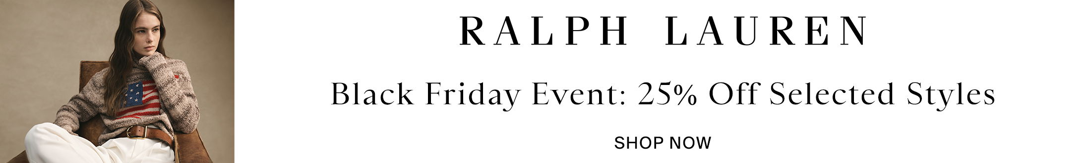 Ralph Lauren Promotional Banner