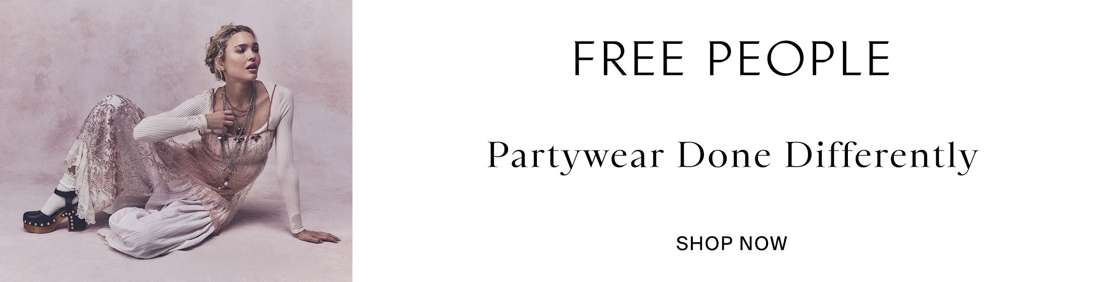 Free People Promotional Banner
