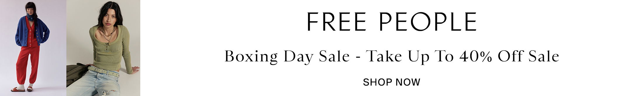 Free People Promotional Banner
