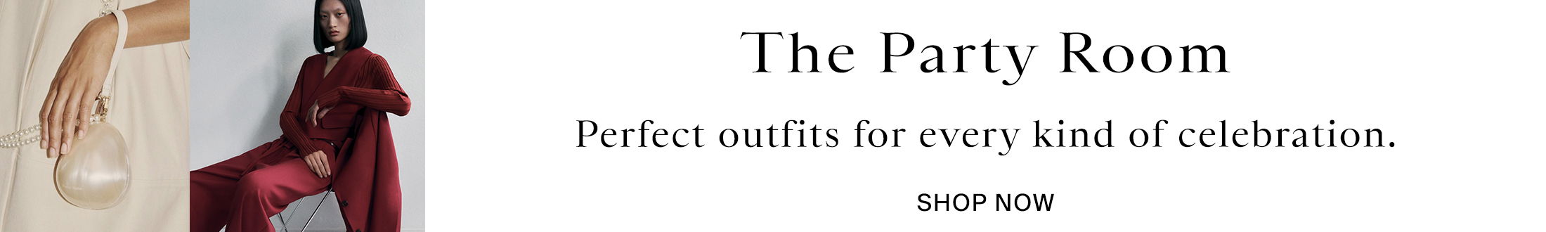 Partywear Promotional Banner