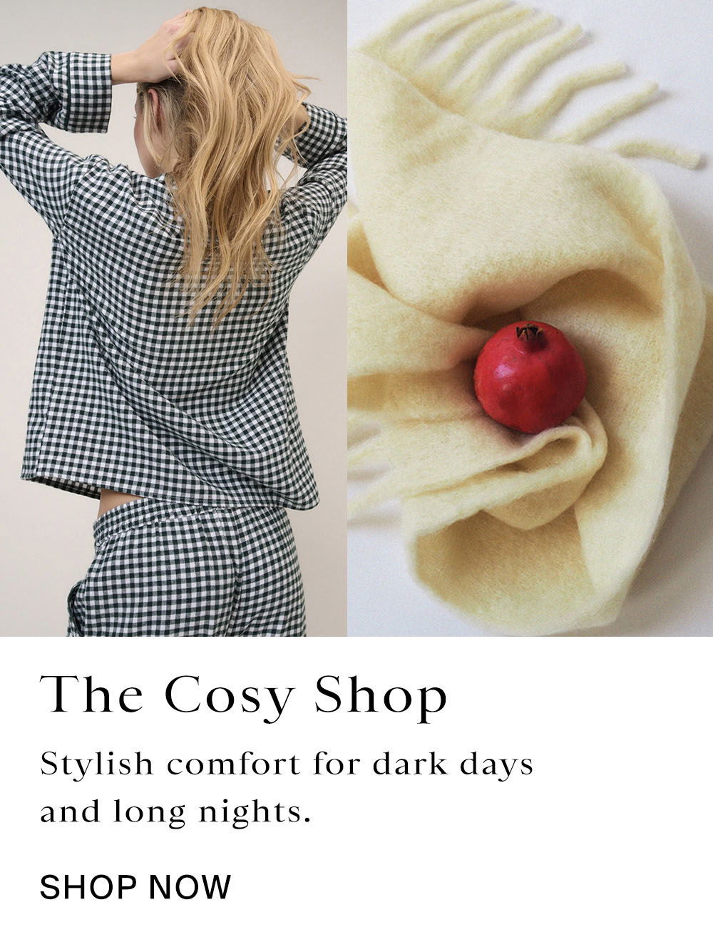 Cosy Shop Promotional Banner