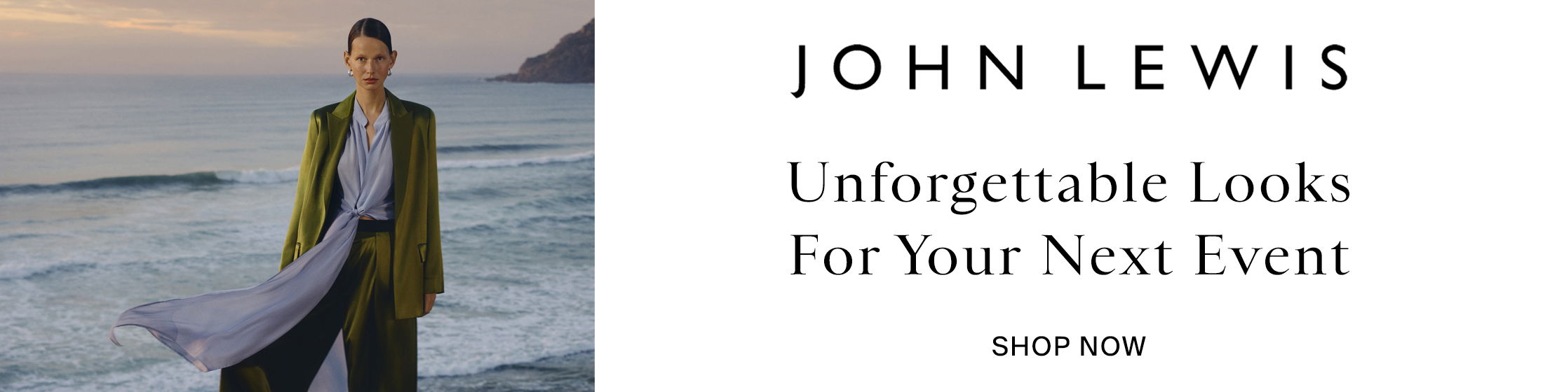 Woman on beach in formal outfit