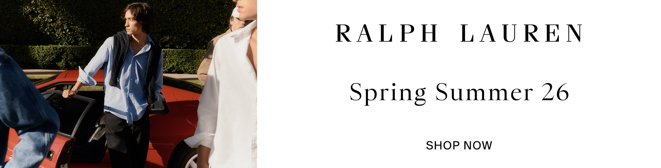 Ralph Lauren Promotional Banner