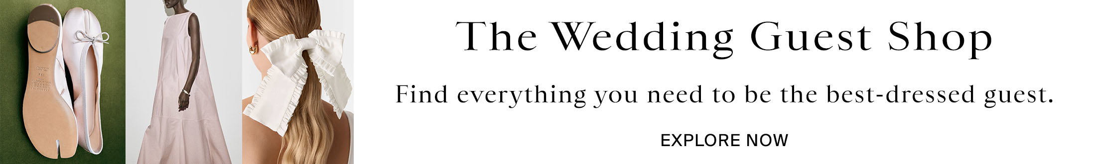 Wedding Guest Dressing Promotional Banner