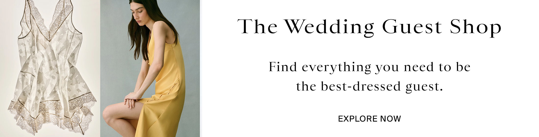 Wedding Guest Dressing Promotional Banner