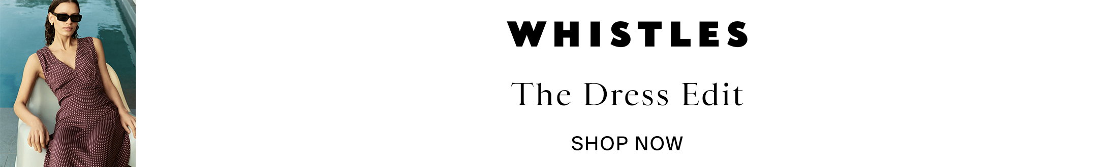 Whistles Promotional Banner