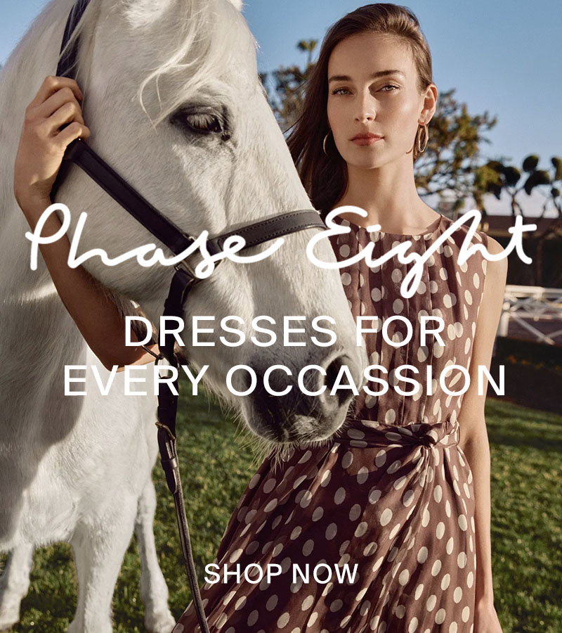 Brown polka dot dress