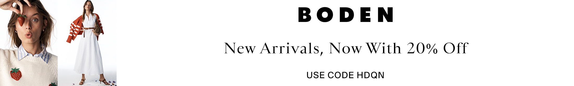 Boden Promotional Banner