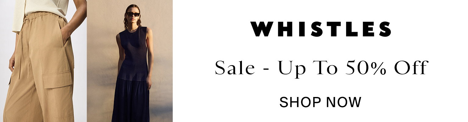 Whistles Promotional Banner