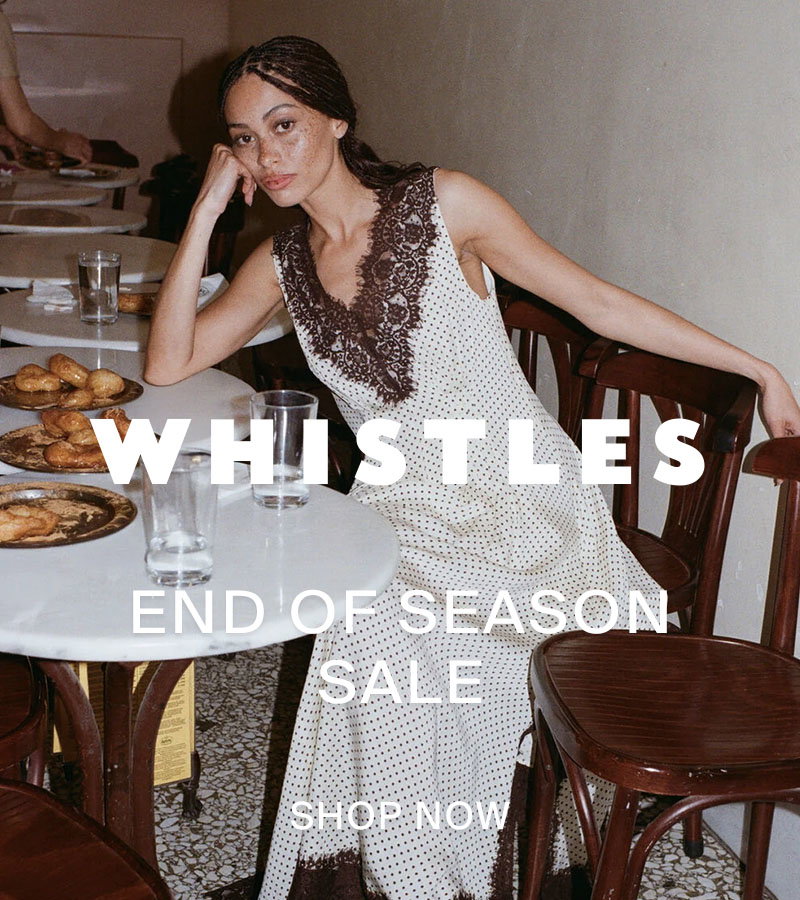 Whistles Promotional Banner