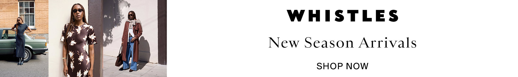 Whistles Promotional Banner